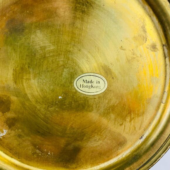 Vintage Handmade Brass & Copper Christmas Angel Taper Candlestick Holder Mexico - Picture 4 of 9